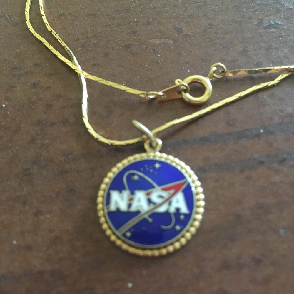 Vintage NASA necklace
